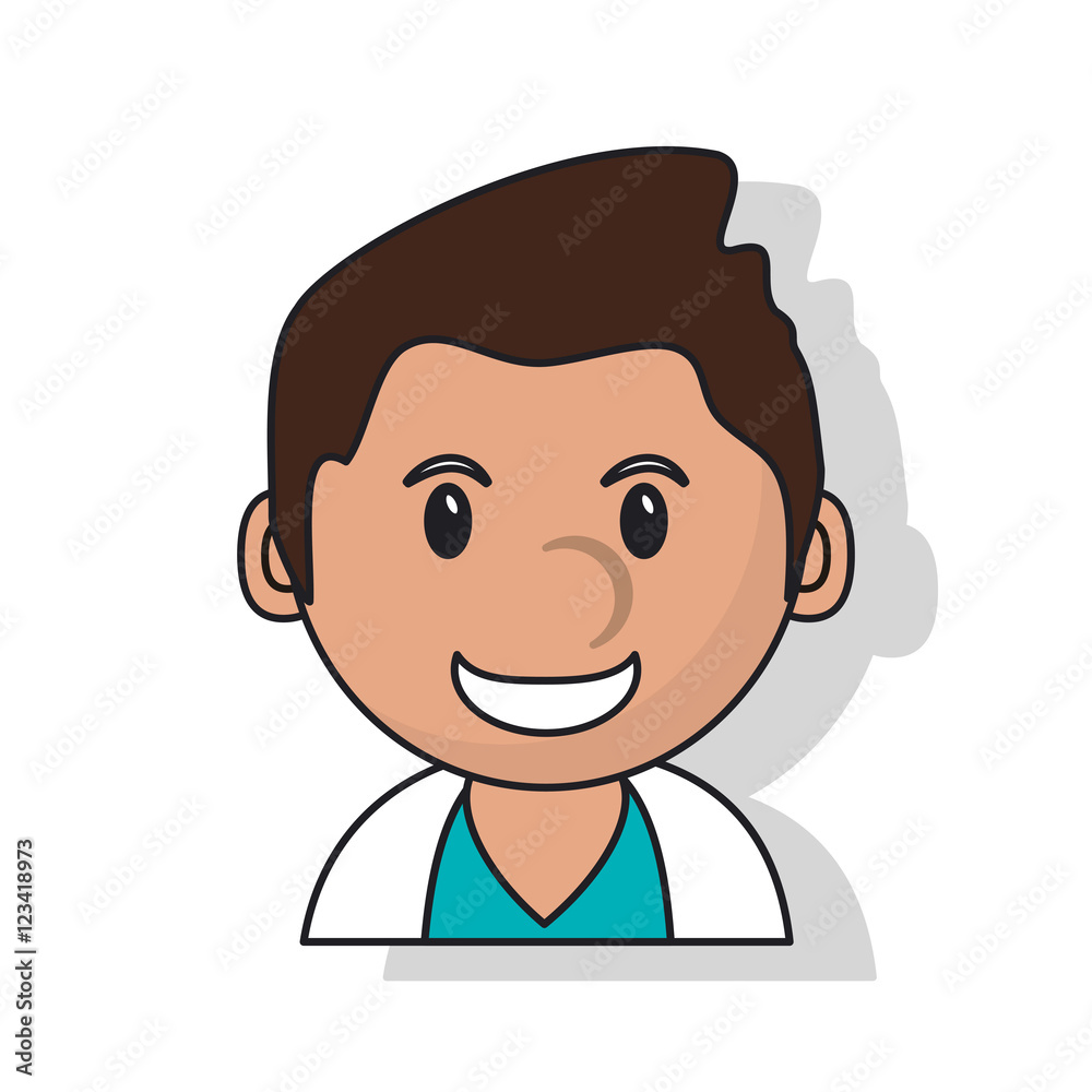 Man cartoon icon. Avatar people and person theme. Isolated design. Vector illustration Man cartoon icon. Avatar people and person theme. Isolated design. Vector illustration