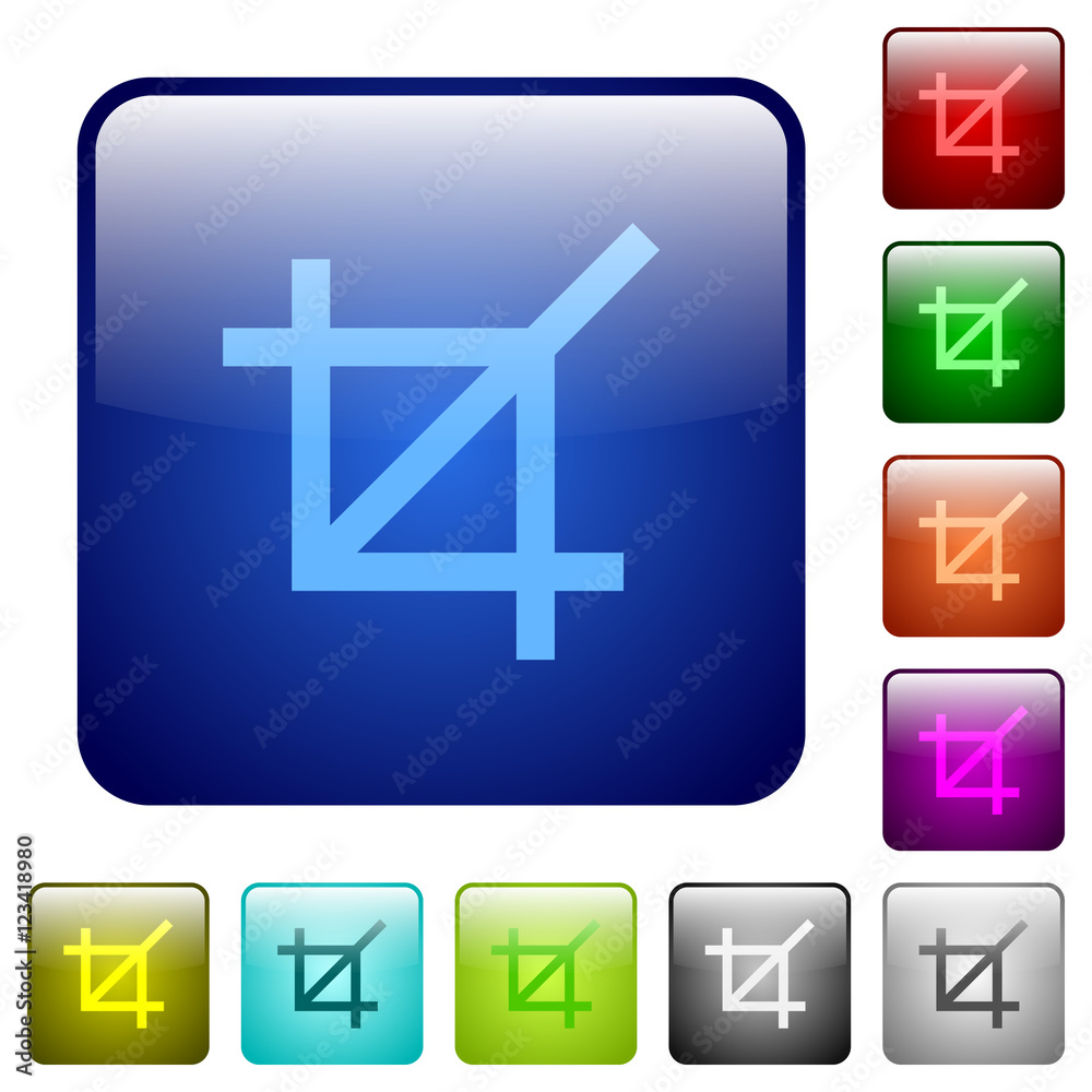 Color crop tool square buttons Color crop tool square buttons