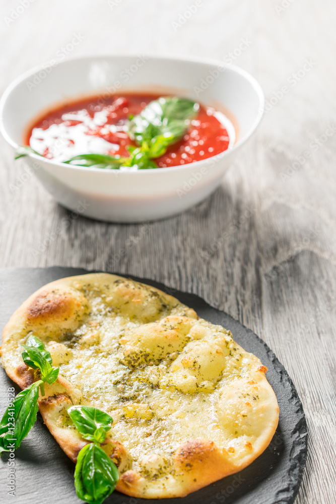Spanish cold tomato based soup gazpacho. Spanish cold tomato based soup gazpacho.