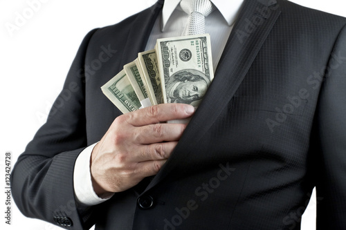 Hide money in the pocket
