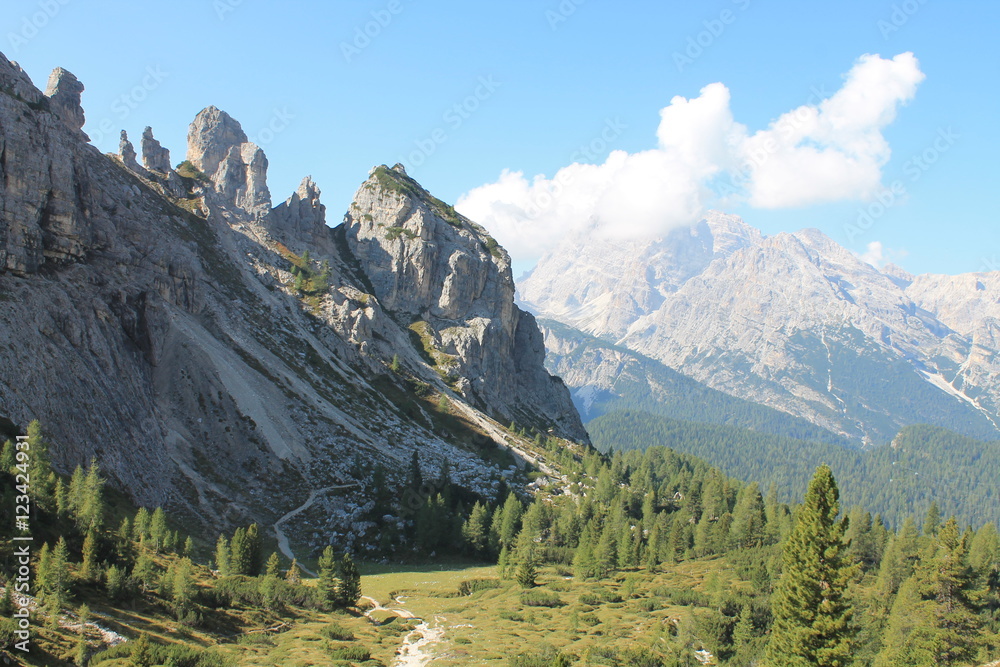 Tour in den Dolomiten bei der Auronzo Hütte