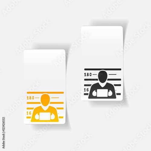 realistic design element. suspect