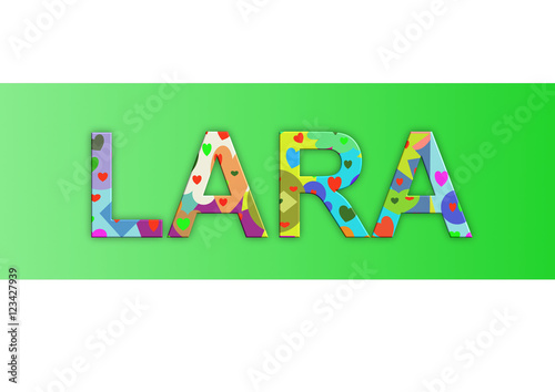 Vorname Lara, Grafik 