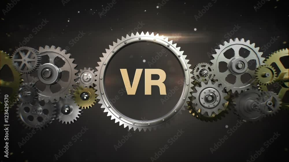 Connecting Gear wheels and make keyword, 'V R' (included alpha) Connecting Gear wheels and make keyword, 'V R' (included alpha)