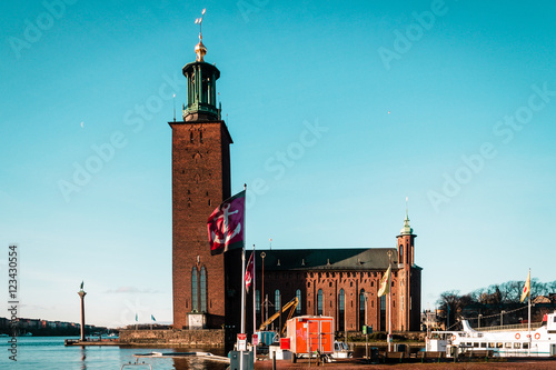Photography Stockholm City Hall (Stadhuset) in Stockholm, Sweden