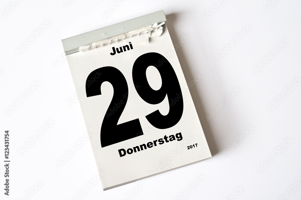 29. Juni 2017 29. Juni 2017