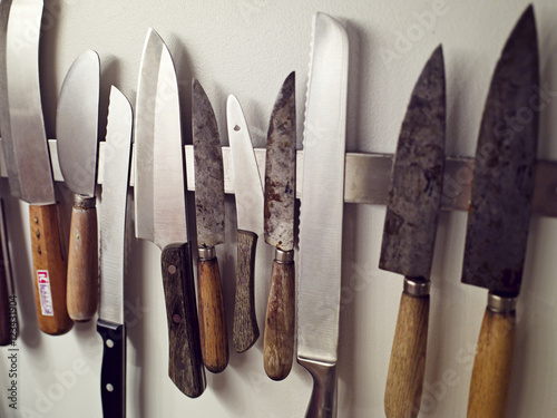 Kitchen knives.