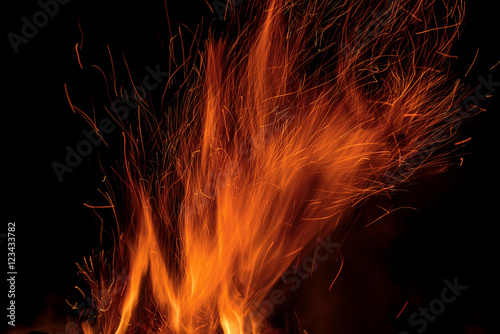 fire spark flame bonfire tracks