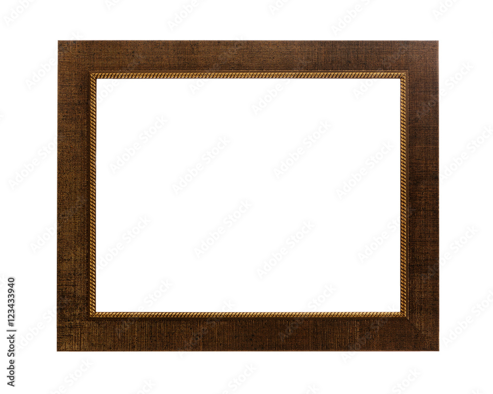 decorative photo frame isolated on white background decorative photo frame isolated on white background