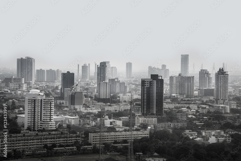 The Shade of Bangkok Cityscape