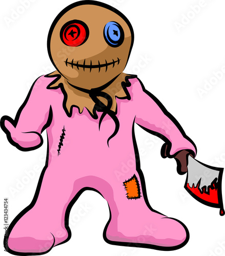 trick or treat - halloween bloody kid
