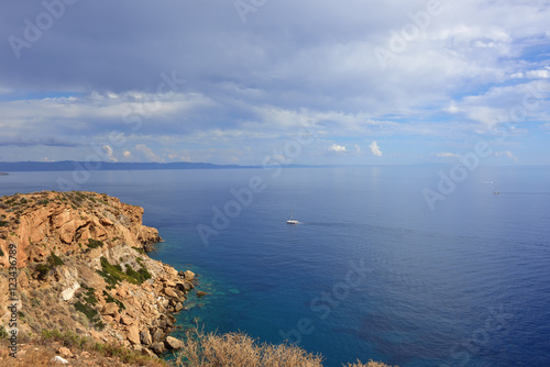 Aegian sea, Cape Sounion, Attica, Greece
