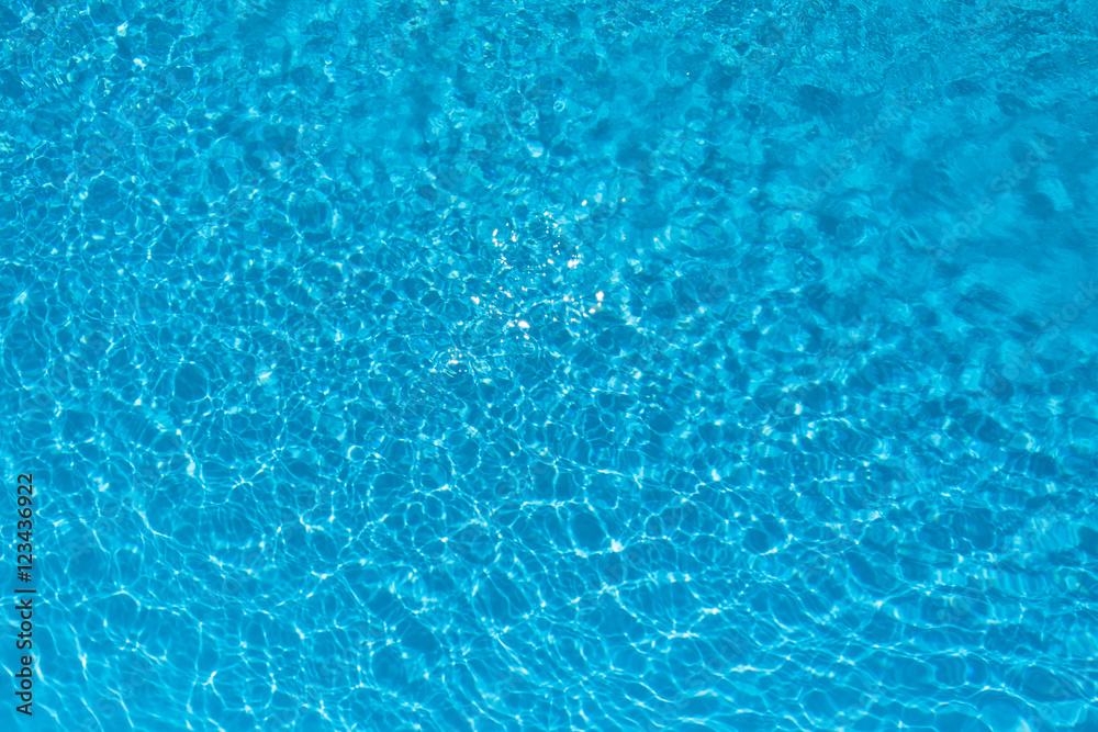 Beautiful ripple water surface  in swimming pool