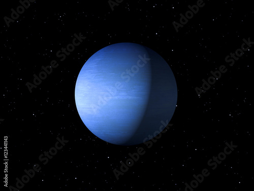Fotografie Planet Neptune done with NASA textures