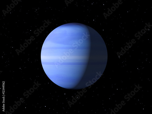 Fotografie Planet Uranus done with NASA textures