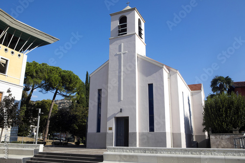 CATOLIC CHURCH TORBOLE, LAKE GARDA, ITALY SEPTEMBER 25.2016 Catholic church, Torbole, Lake Garda,Torbole, Italy September 25. 2016