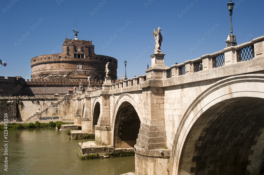 famous castel sant angelo in rome