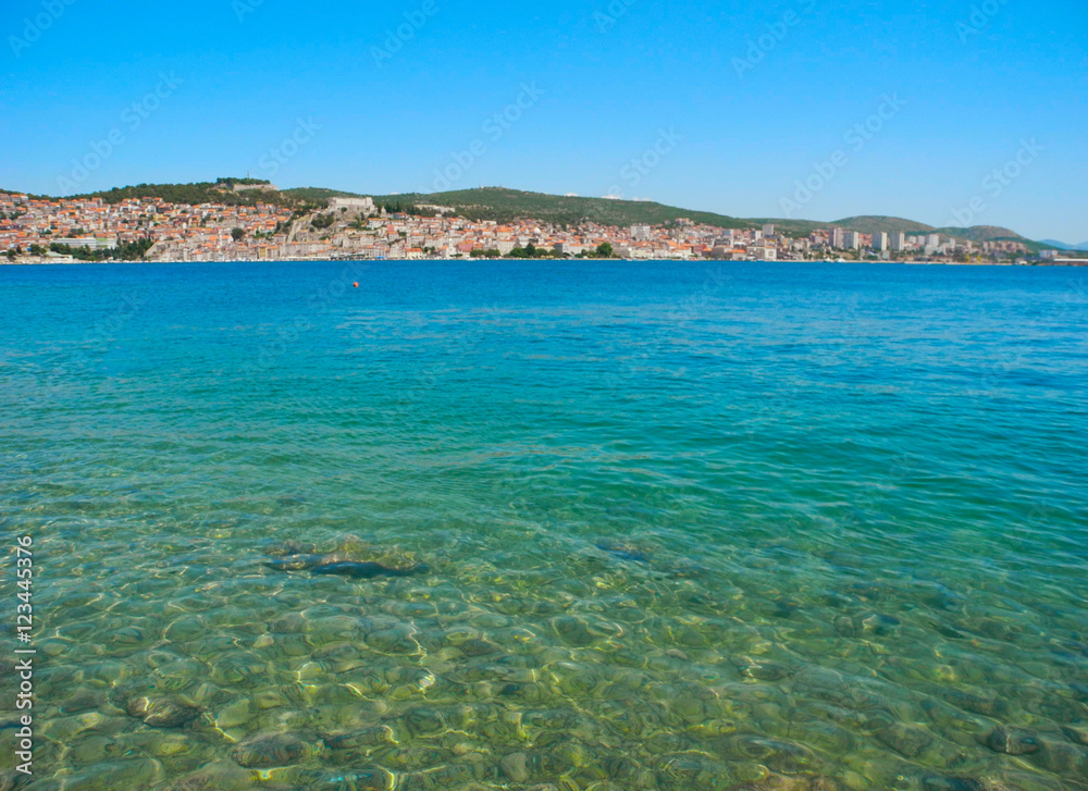 Sibenik on the bay of Adriatic.