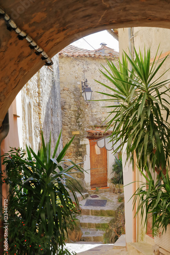 archway in the old village