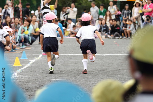 幼稚園の運動会(かけっこ)