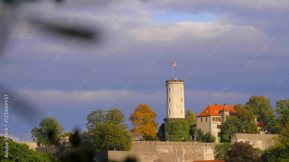 Mittelalterliche Sparren Burg in Bielefeld Teutoburger Wald