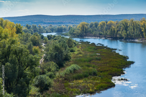 River valley in the countryside