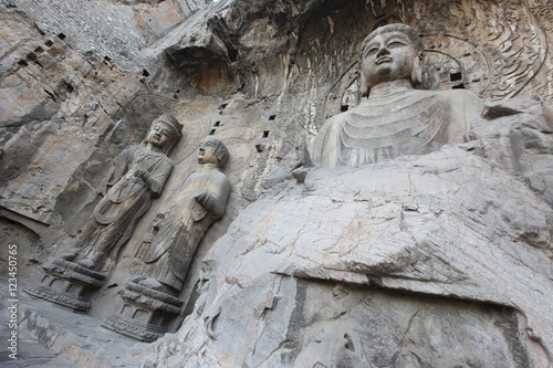 Luoyang The Buddha of Longmen Grottoes in China photo