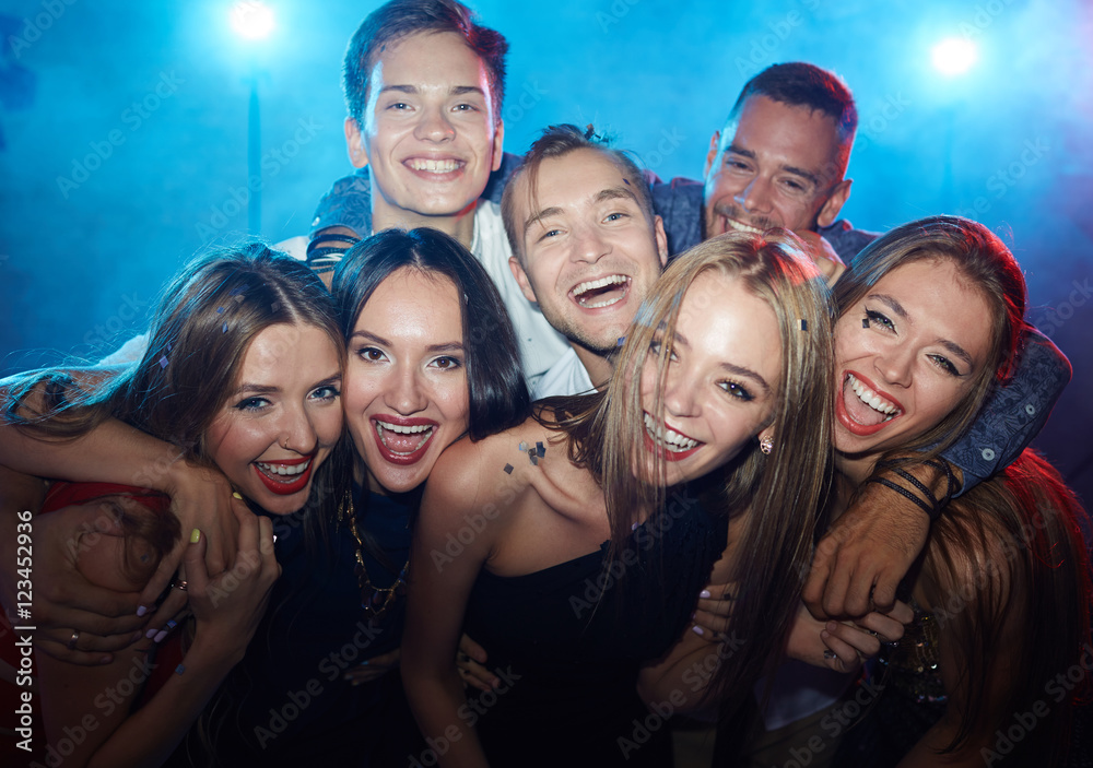 Group of Friends Enjoying a Party