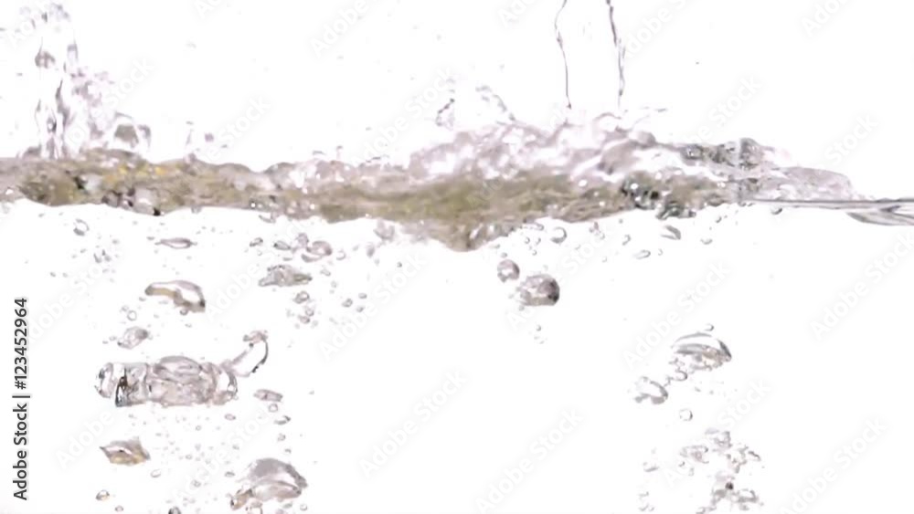 Lemon and lime falling into water on white background slow motion HD video. Water surface with floating whole citrus fruits, splash bubbles and waves. Lemon and lime falling into water on white background slow motion HD video. Water surface with floating whole citrus fruits, splash bubbles and waves.