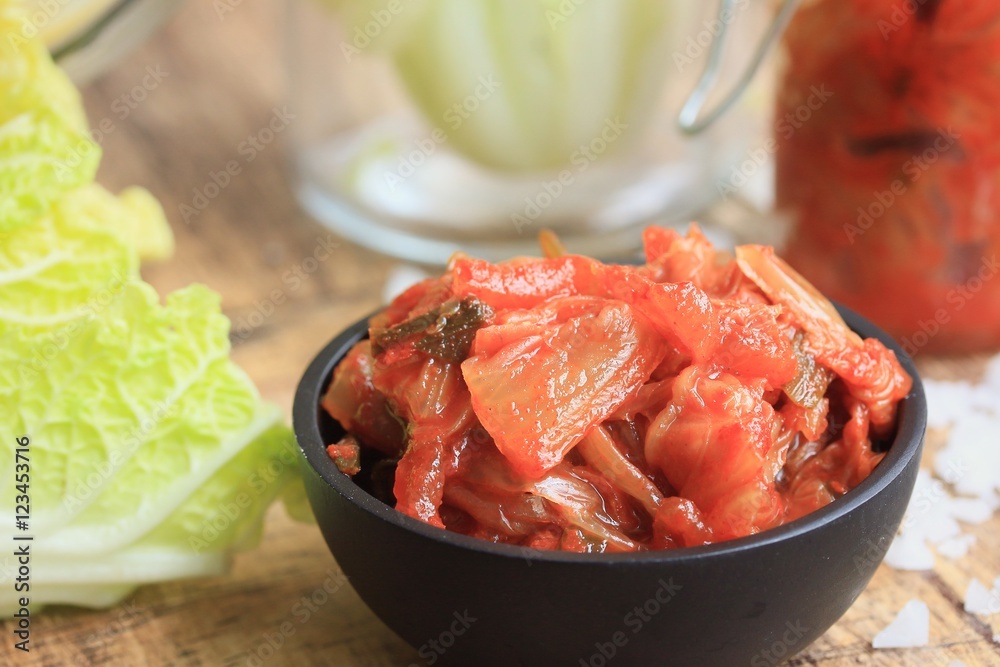 kimchi cabbage - korean food kimchi cabbage - korean food