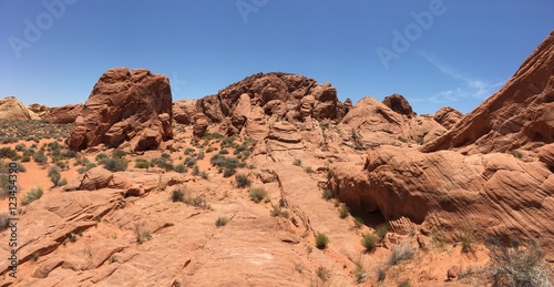 track to fire wave, valley of fire state park, nevada 