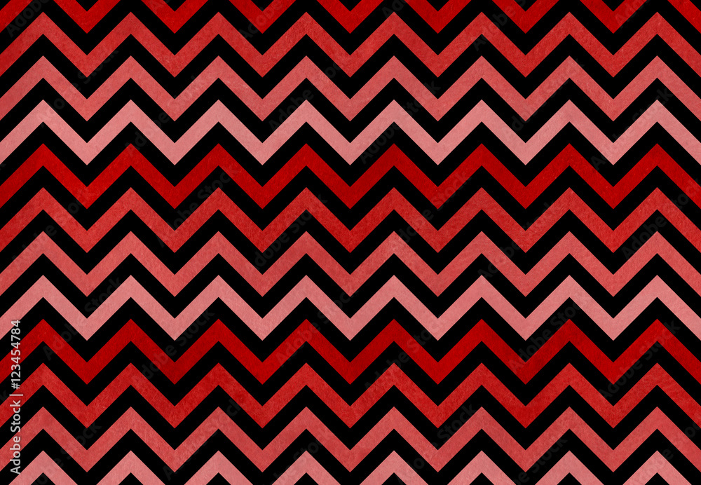 Watercolor stripes background, chevron.