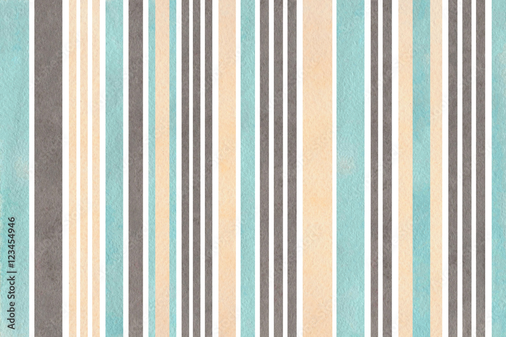 Watercolor striped background. Watercolor striped background.