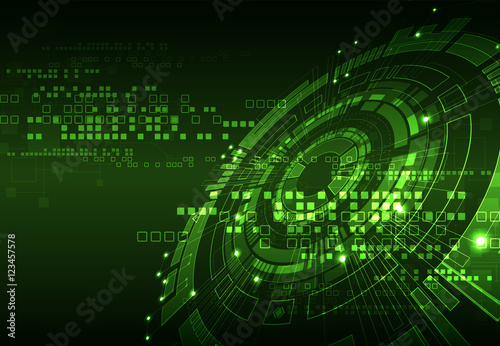 Abstract digital technology background. Vector illustration