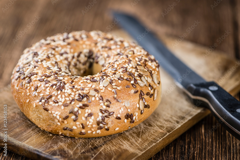 Fresh baked wholemeal Bagels Fresh baked wholemeal Bagels