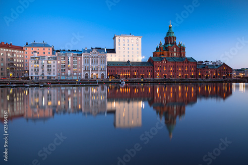Helsinki Cityscape at Dusk