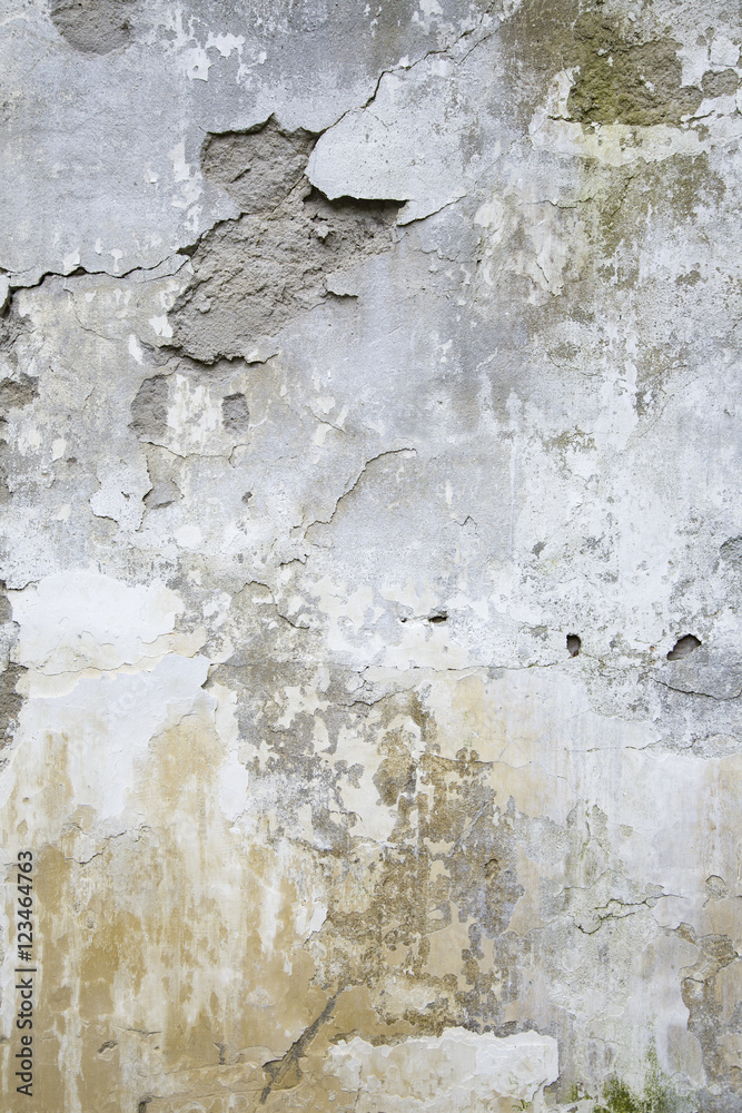 weathered stucco wall