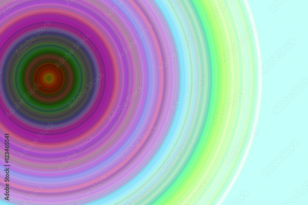 Círculos Concêntricos Coloridos Círculos Concêntricos Coloridos