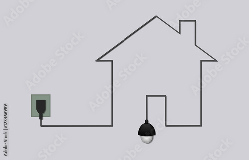 background and light house