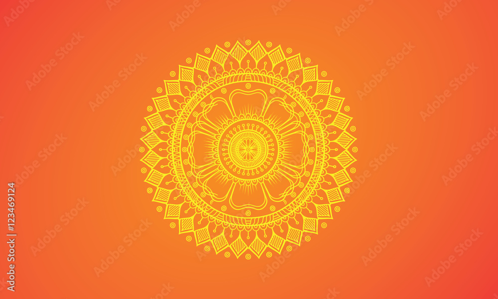 radial Islamic decoration vector radial Islamic decoration vector