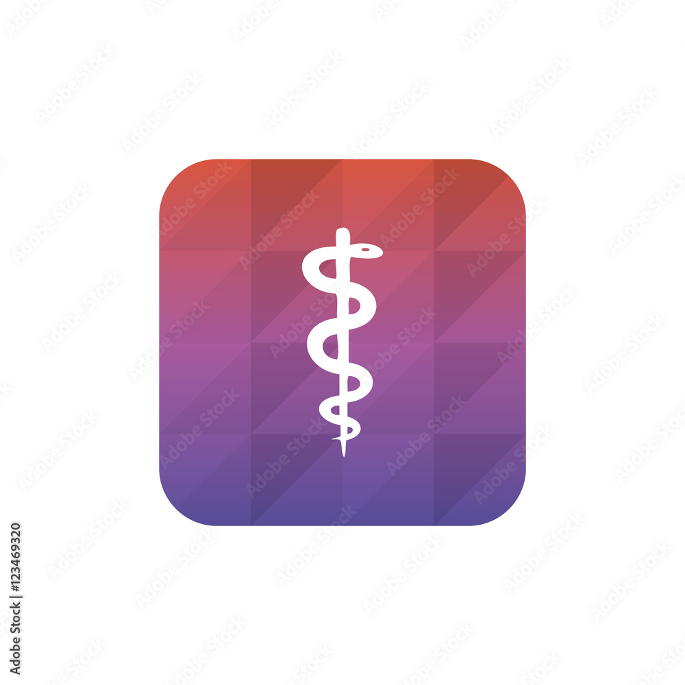 Medical sign shiny button. Medical sign shiny button.