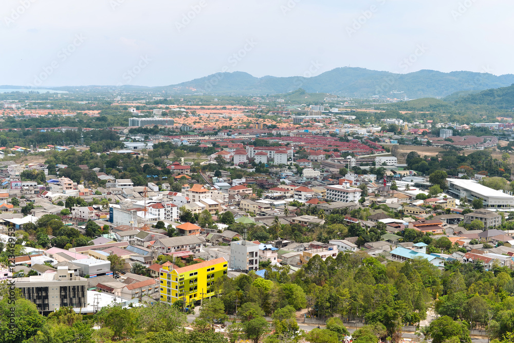 Landscape of Phuket Town