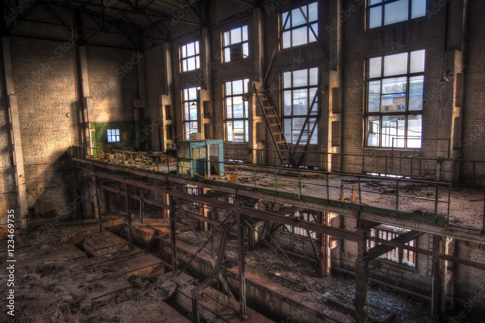 Obraz premium Старый цех экскаваторного завода, Воронеж