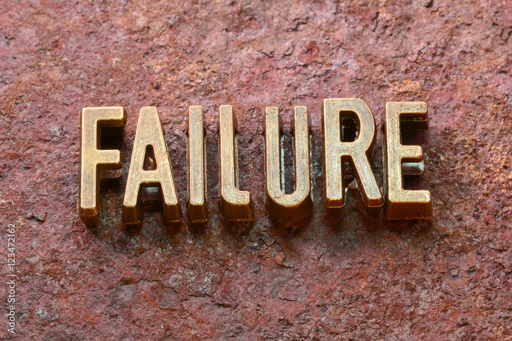 failure word rust Stock Photo | Adobe Stock