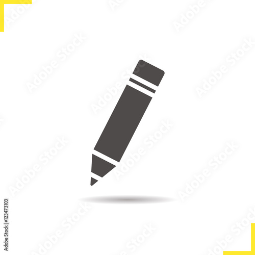 Pencil with eraser icon