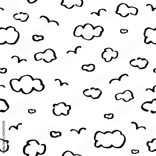 Heaven seamless pattern