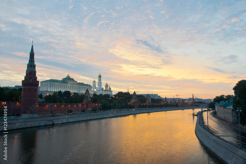 Moscow Kremlin at sunrise