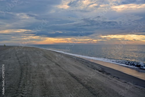 Summertime Sunrise Along the Ocean