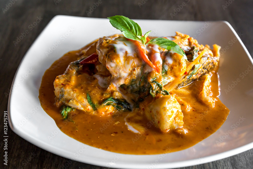 Fish with Red Curry Paste Fish with Red Curry Paste