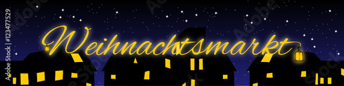 Weihnachtsmarkt Banner